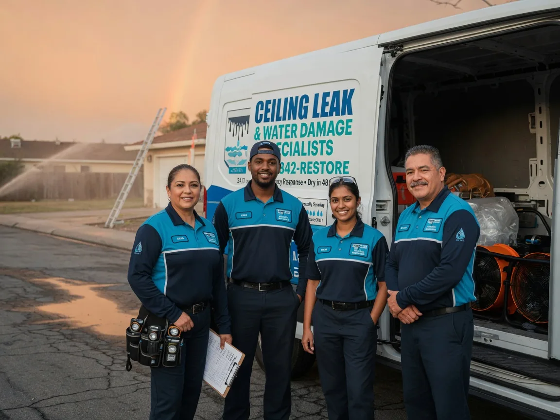 Ceiling Leak Cleanup company in East Fairfield, VT
